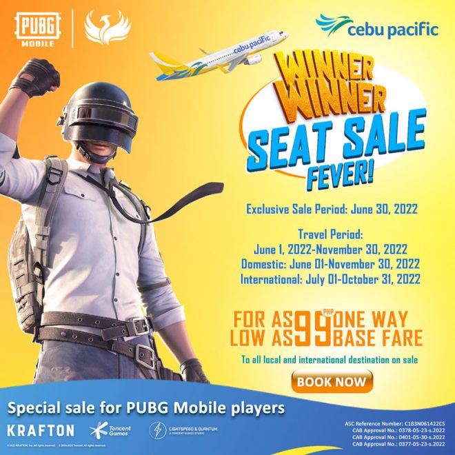 Cebu Pac PUBG Mobile Sale
